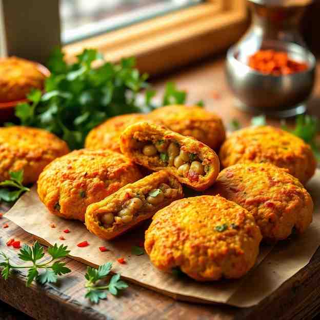 Akara Seasoned Black Eyed Peas Fritters